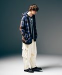 画像13: 【glamb 2025 Winter先行予約】glamb グラム / Check Knit Hoodie (2色展開) (13)