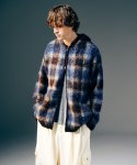 画像7: 【glamb 2025 Winter先行予約】glamb グラム / Check Knit Hoodie (2色展開) (7)