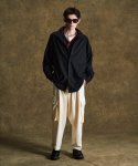 画像16: 【glamb 2025 Winter先行予約】glamb グラム / Suit Fabric High Neck Shirt (2色展開) (16)