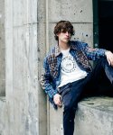 画像15: 【glamb 2025 Winter先行予約】glamb グラム / Splash Damage Flannel Shirt (1色展開) (15)