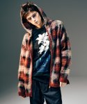 画像10: 【glamb 2025 Winter先行予約】glamb グラム / Check Knit Hoodie (2色展開) (10)