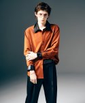 画像8: 【glamb 2025 Winter先行予約】glamb グラム / Synth Leather Collar Shirt (2色展開) (8)