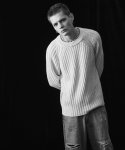 画像10: 【glamb 2025 Winter先行予約】glamb グラム / Blue Noise Low Gauge Rib Knit (3色展開) (10)