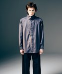 画像9: 【glamb 2025 Winter先行予約】glamb グラム / Suit Fabric High Neck Shirt (2色展開) (9)