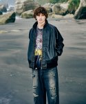 画像20: 【glamb 2025 Winter先行予約】glamb グラム / Leather Bomber Jacket (2色展開) (20)