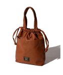 画像2: 【glamb 2025 Winter先行予約】glamb グラム / Synth Leather Drawstring Bag (3色展開) (2)