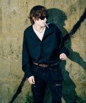 画像14: 【glamb 2025 Winter先行予約】glamb グラム / Suit Fabric High Neck Shirt (2色展開) (14)