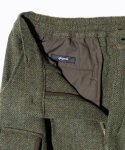画像9: 【glamb 2025 Winter先行予約】glamb グラム / Asymmetry Cargo Tweed Pants (2色展開) (9)