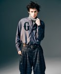 画像10: 【glamb 2025 Winter先行予約】glamb グラム / Stripe Baseball Shirt (2色展開) (10)