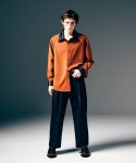 画像16: 【glamb 2025 Winter先行予約】glamb グラム / Synth Leather Collar Shirt (2色展開) (16)