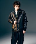 画像14: 【glamb 2025 Winter先行予約】glamb グラム / Leather Bomber Jacket (2色展開) (14)