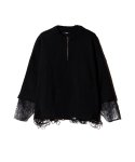 画像2: 【glamb 2025 Winter先行予約】glamb グラム /  Damage Glitter Knit (2色展開) (2)