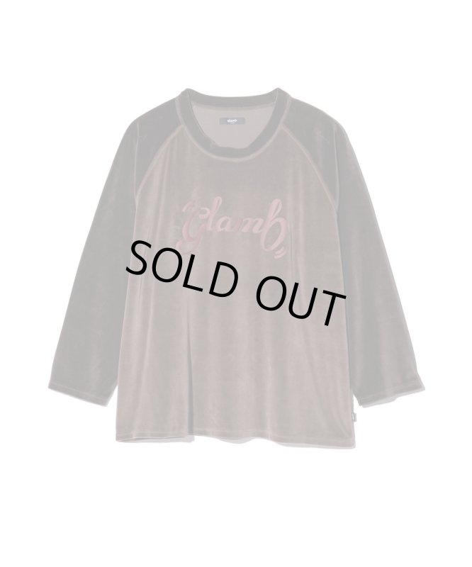 画像3: 【glamb 2025 Winter先行予約】glamb グラム / Spin Logo Velour Sweat (3色展開) (3)