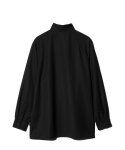 画像3: 【glamb 2025 Winter先行予約】glamb グラム / Suit Fabric High Neck Shirt (2色展開) (3)