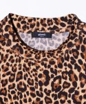 画像4: 【glamb 2025 Winter先行予約】glamb グラム / Leopard Mock Neck Cutsew (2色展開) (4)