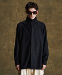 画像20: 【glamb 2025 Winter先行予約】glamb グラム / Suit Fabric High Neck Shirt (2色展開) (20)