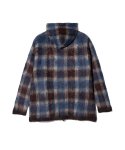 画像3: 【glamb 2025 Winter先行予約】glamb グラム / Check Knit Hoodie (2色展開) (3)