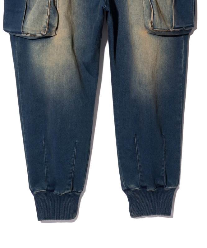 画像6: 【glamb 2025 Winter先行予約】glamb グラム / Knit Denim Cargo Pants (2色展開) (6)