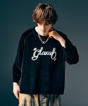 画像18: 【glamb 2025 Winter先行予約】glamb グラム / Spin Logo Velour Sweat (3色展開) (18)