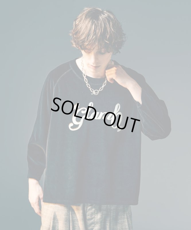 画像18: 【glamb 2025 Winter先行予約】glamb グラム / Spin Logo Velour Sweat (3色展開) (18)