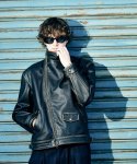 画像16: 【glamb 2025 Winter先行予約】glamb グラム / High Neck Leather Jacket (2色展開) (16)