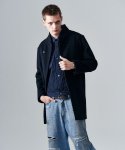 画像20: 【glamb 2025 Winter先行予約】glamb グラム / Blue Noise Stand Collar Coat (2色展開) (20)