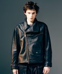 画像10: 【glamb 2025 Winter先行予約】glamb グラム / High Neck Leather Jacket (2色展開) (10)