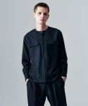 画像13: 【glamb 2025 Winter先行予約】glamb グラム / Blue Noise Minimal Shirt (2色展開) (13)