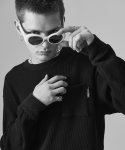 画像12: 【glamb 2025 Winter先行予約】glamb グラム / Blue Noise Thermal Cutsew (2色展開) (12)