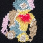 画像3: amok アモク / BE@RBRICK KNIT (black) (3)