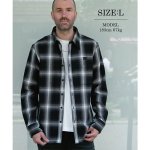 画像7: TMT / STREET CHECK SHIRTS (black) (7)