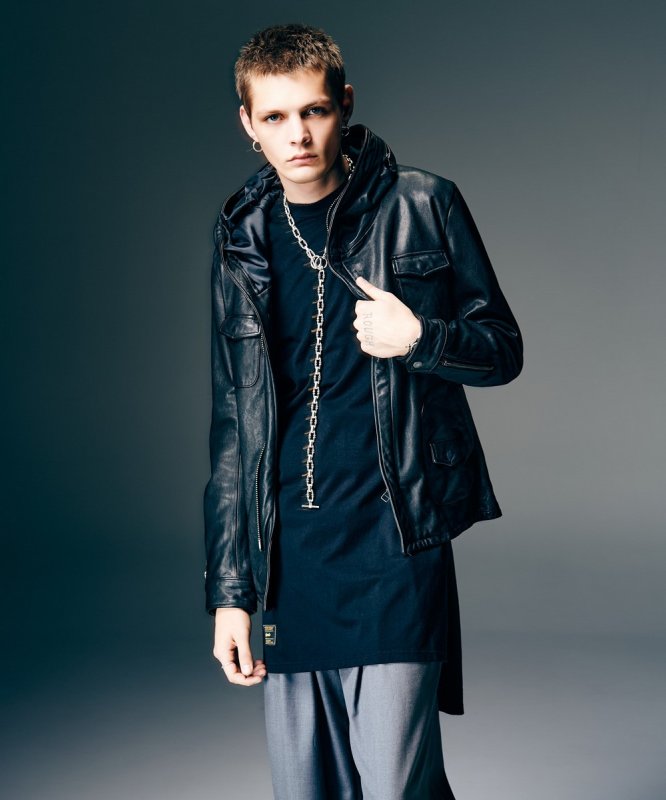 画像17: 【glamb 2026 Spring先行予約】glamb グラム / Carol Rosso Riders Jacket (2色展開) (17)