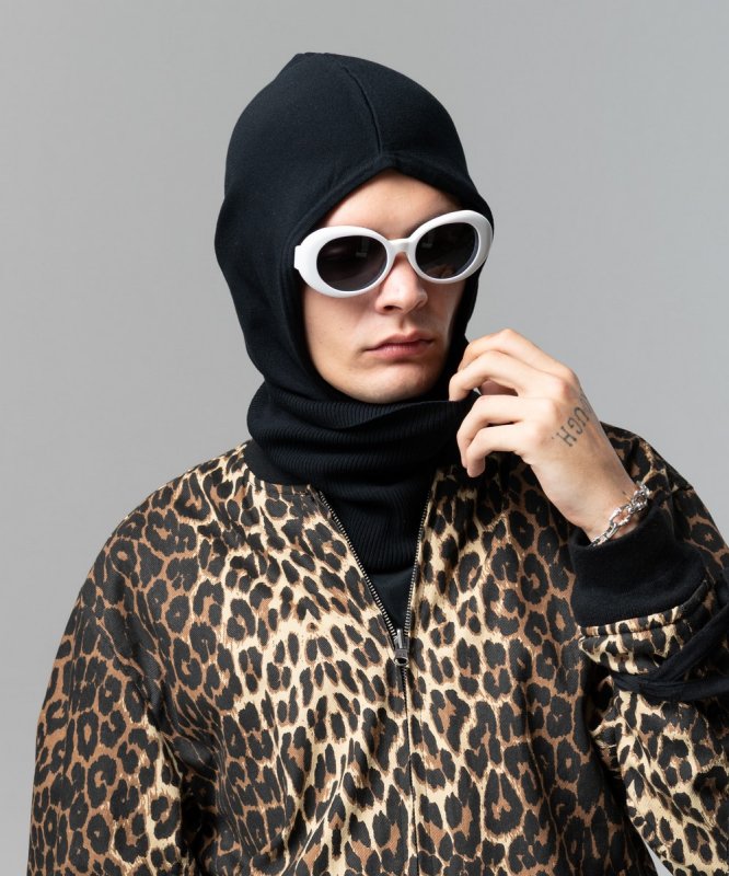 画像9: 【glamb 2026 Spring先行予約】glamb グラム / Knit Hoodie Snood (2色展開) (9)