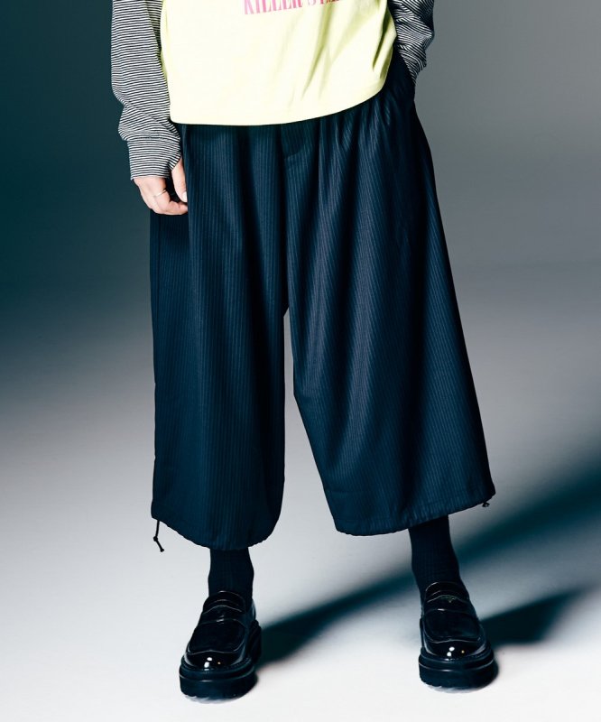 画像15: 【glamb 2026 Spring先行予約】glamb グラム / Easy Wide Cropped Pants (2色展開) (15)
