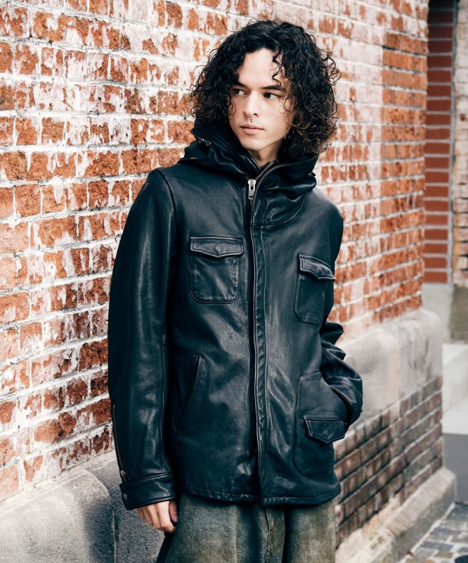 画像28: 【glamb 2026 Spring先行予約】glamb グラム / Carol Rosso Riders Jacket (2色展開) (28)