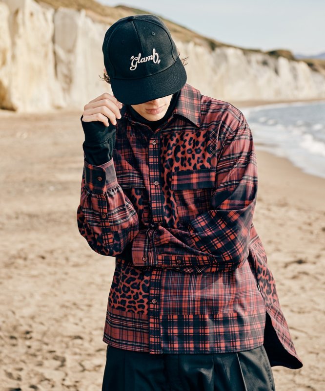 画像17: 【glamb 2026 Spring先行予約】glamb グラム / Patchwork Print Shirt (2色展開) (17)