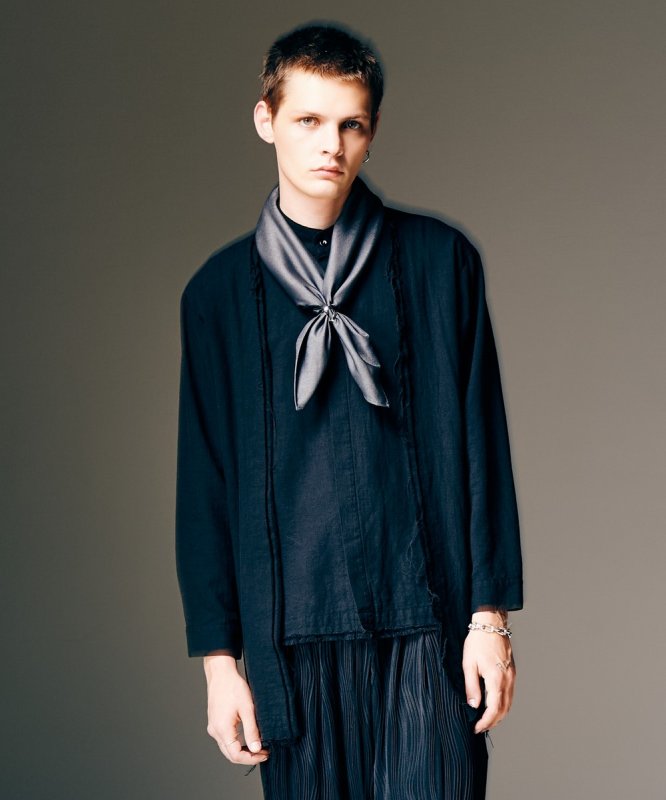 画像11: 【glamb 2026 Spring先行予約】glamb グラム / Layered Cardigan Shirt (2色展開) (11)