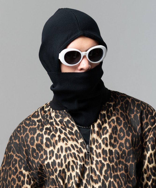 画像14: 【glamb 2026 Spring先行予約】glamb グラム / Knit Hoodie Snood (2色展開) (14)