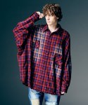 画像10: 【glamb 2026 Spring先行予約】glamb グラム / 4XL Flannel Shirt (2色展開) (10)