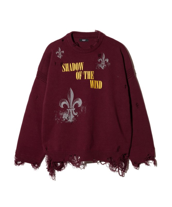 画像2: 【glamb 2026 Spring先行予約】glamb グラム / Sacred Damage Knit (2色展開) (2)