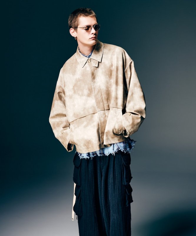 画像15: 【glamb 2026 Spring先行予約】glamb グラム / Oversize Synth Leather Blouson (2色展開) (15)