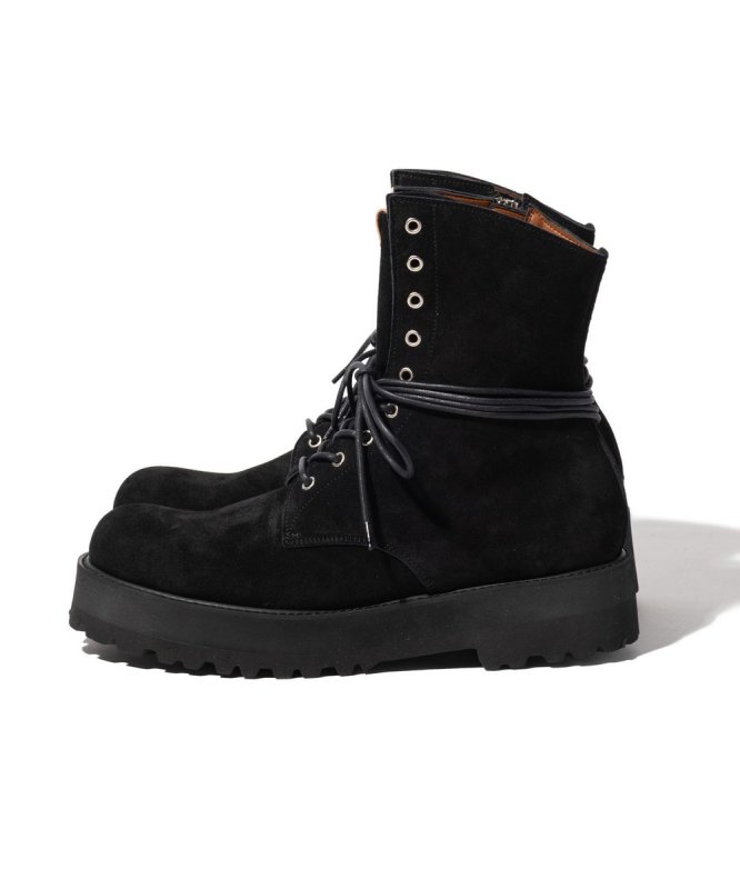 画像12: 【glamb 2026 Spring先行予約】glamb グラム / Bohemian Drape Boots (2色展開) (12)