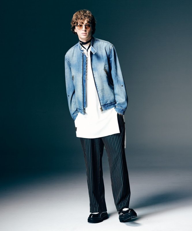 画像11: 【glamb 2026 Spring先行予約】glamb グラム / Denim Riders Jacket (2色展開) (11)