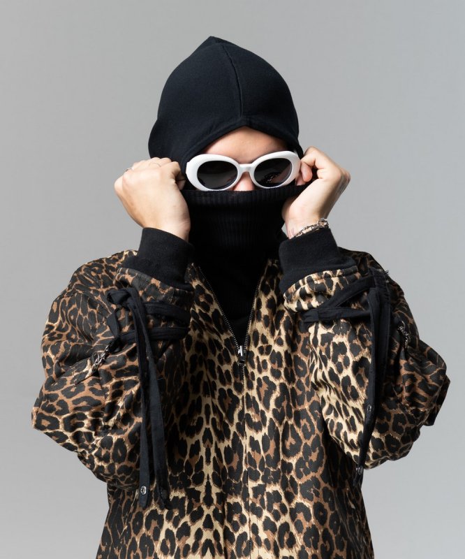 画像13: 【glamb 2026 Spring先行予約】glamb グラム / Knit Hoodie Snood (2色展開) (13)