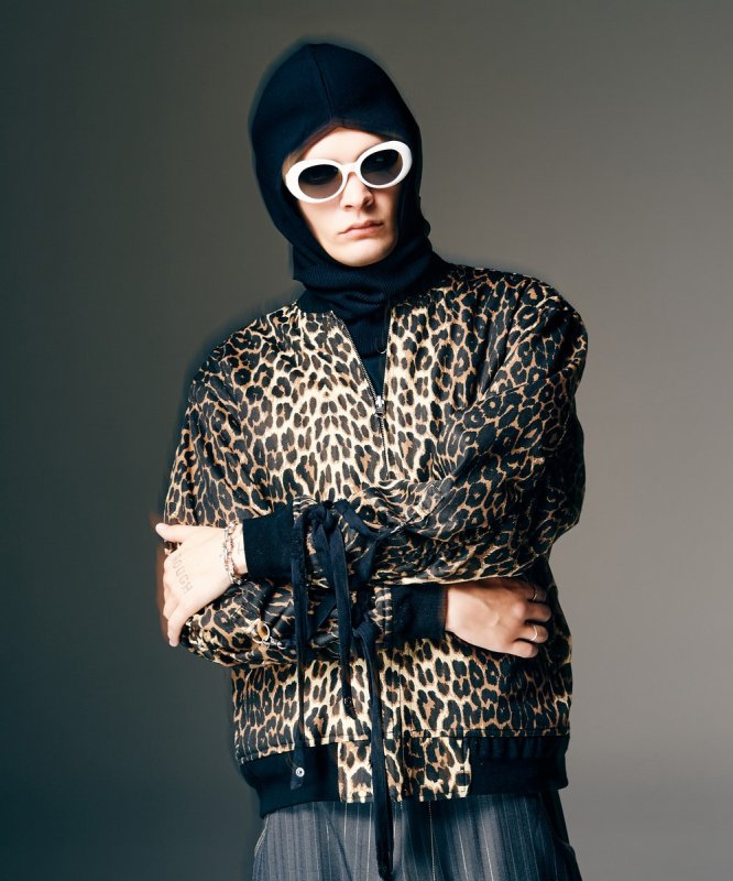 画像17: 【glamb 2026 Spring先行予約】glamb グラム / Knit Hoodie Snood (2色展開) (17)