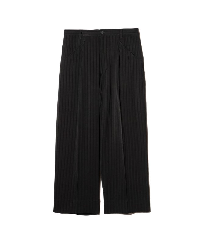 画像2: 【glamb 2026 Spring先行予約】glamb グラム / Stripe Jacquard Linen Pants (3色展開) (2)