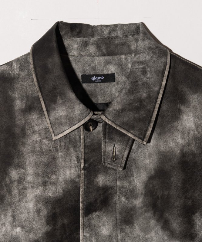 画像8: 【glamb 2026 Spring先行予約】glamb グラム / Oversize Synth Leather Blouson (2色展開) (8)