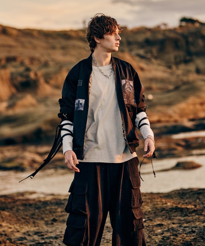 画像41: 【glamb 2026 Spring先行予約】glamb グラム / Blow Reversible Bomber Jacket (3色展開) (41)