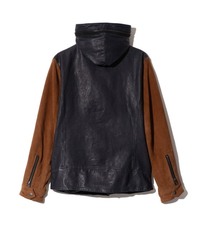 画像2: 【glamb 2026 Spring先行予約】glamb グラム / Carol Rosso Riders Jacket (2色展開) (2)