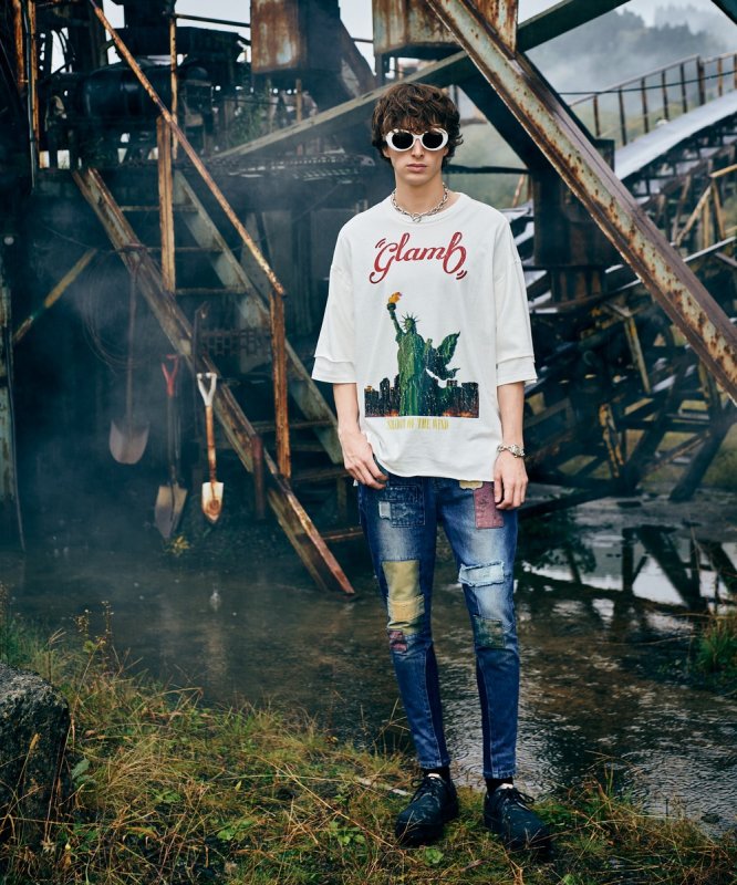 画像11: 【glamb 2026 Spring先行予約】glamb グラム / Shadow of Liberty T-Shirt (2色展開) (11)